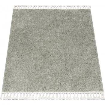 Koberec Koberec se střapci Herbert - dlouhý vlas 3 - zelený Rozměr koberce: 120x120 cm