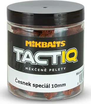 Mikbaits TactiQ měkčené pelety česnek speciál 10 mm 250 ml