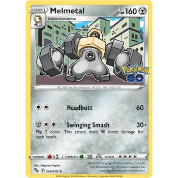Společenská hra Pokémon karta Melmetal 046/078 Holo - Pokémon Go