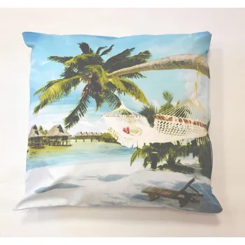 Povlak na dekorativní polštářek Apex® produktová řada 3D 3D povláček na polštářek Apex - Karibik - Povláček na polštářek