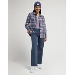 LEE® DÁMSKÉ RIB HENLEY TRIKO S DLOUHÝM RUKÁVEM - LILA M