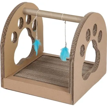 Hračka pro kočku CARTON+ PETS ​Interaktivní hračka s škrabadlem pro kočky Fun Park