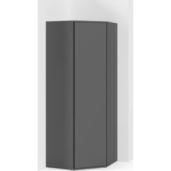 Předsíňová stěna Rohová šatní skříň Emi bez zrcadla - grafit