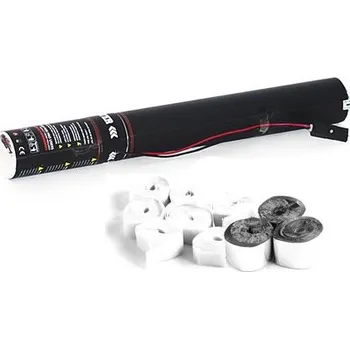 Konfeta Tcm Fx elektronické dělo na konfety-serpentýny 40cm, stříbrno-bílé konfety