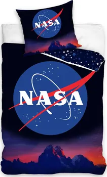 Ložní povlečení Carbotex NASA Polární záře 140 x 200, 70 x 90 cm zipový uzávěr