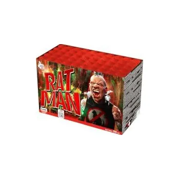 Zábavní pyrotechnika Kompaktní ohňostroj Ratman 50 ran 30 mm