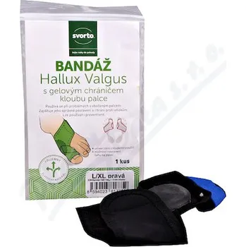 svorto 028 Band.Hallux Valg.gel.chr.palce L/XLprav