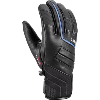 Rukavice Sjezdové rukavice LEKI Phoenix 3D, black-vintage blue - 10,5