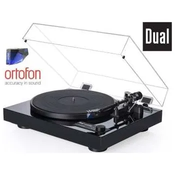 Gramofon Audiotechnika DUAL CS 618Q High End Černý Piano lak + Ortofon 2M BLUE (MM)