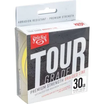 Šňůra Strike King Tour Grade Braid Yellow 137m 0,29mm 30lb