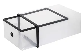 Úložný box Springos HA3005 33 x 23 x 13,5 cm transparentní/černý