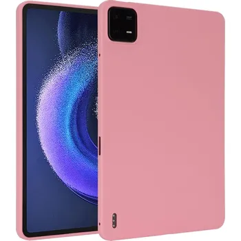 Pouzdro na tablet VSECHNONAMOBIL 65627 RUBBER Ochranný kryt pro Xiaomi Pad 6 / Pad 6 Pro světle růžový