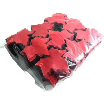 Konfeta Tcm Fx pomalu padající konfety, javorové listy 100x100mm, červené, 1kg