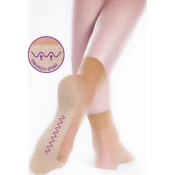 Dámské punčochy ELITE Ponožky s masážním chodidlem ELA