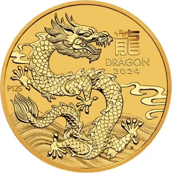 Zlatá mince 1/2 Oz Lunar Series III Year of the Dragon 2024