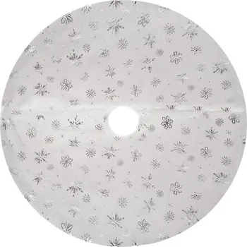 Vánoční dekorace Ruhhy 22223 podložka pod vánoční stromeček bílá/stříbrná 78 cm