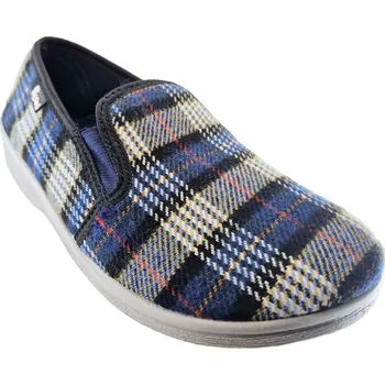 Pánské pantofle Peon BR/2530-3 modré káro 45