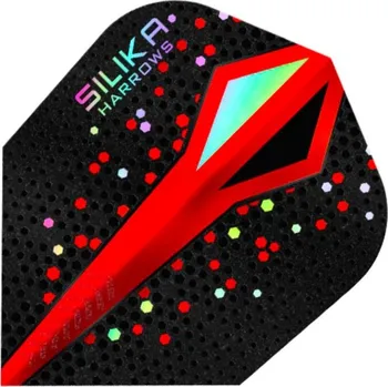 Příslušenství pro šipky Harrows Letky Silika Colourshift - Tough Crystalline Coated - No6 - Red F4293