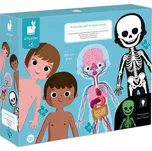 JANOD Puzzle Lidské tělo 3v1 (50,75,100 dílků)