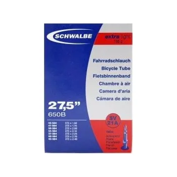 Duše na kolo Schwalbe duše 27.5"SV21A 584-40/62 extra light 135g 7203
