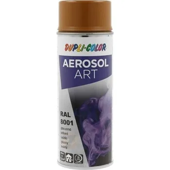 Barva ve spreji Dupli Color ART RAL 8001 Okrová hnědá lesklá barva ve spreji 400 ml