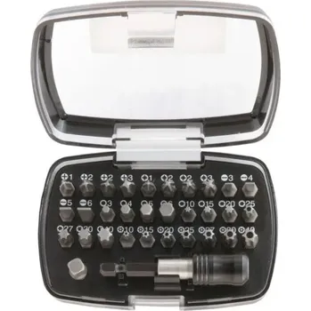 Bit Sada bitů 1/4" 32-dílná s magnetickým držákem, 4CZECH