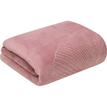 deka Deka starorůžová, stříbrné listy 150 x 200cm