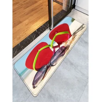 Koupelnová předložka Apex® produktová řada 3D Interiérové předložky s 3D potiskem 50/70 - Léto