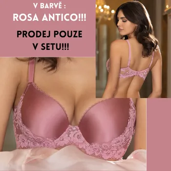 Podprsenka LEILIEVE Dámská podprsenka + kalhotky Leilieve 6401 ROSA - SET!!! - 75D