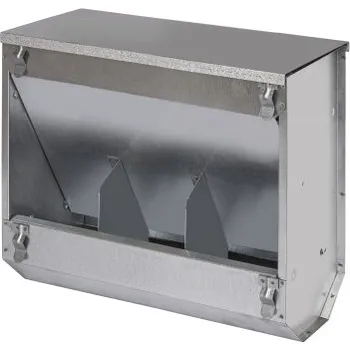 Chov hospodářského zvířete Zásobník na granule a zrno - pozinkovaný, 3 oddíly, 3.4 kg