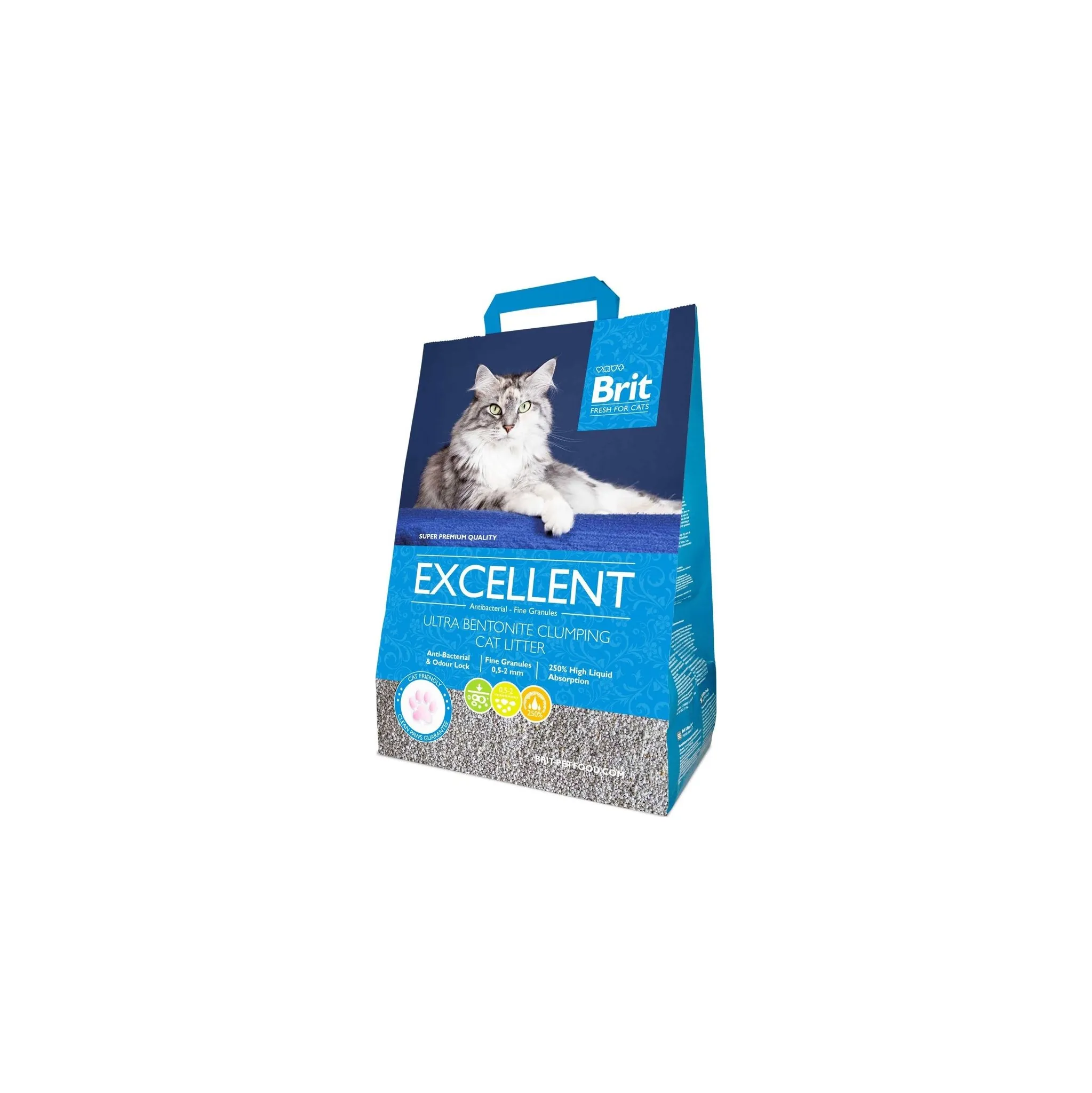Fotografie 1 - Podestýlka pro kočku Brit Fresh for Cats Excellent Ultra Bentonite 5 kg