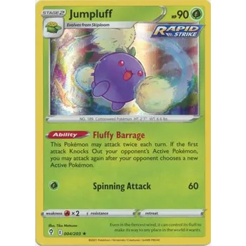 Společenská hra Pokémon karta Jumpluff 004/203 Holo - Evolving Skies
