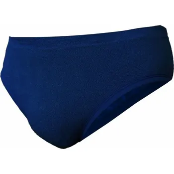 Pánské spodní prádlo Pánské froté slipy BOR 901 tm.modrá XL