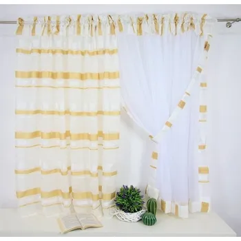 Hotová kusová záclona Elizabet 150cm x 400cm Písková