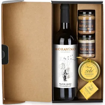 Dárkový potravinový koš MORAVIAN SNACK SET. Dárkový set 200