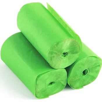 Konfeta TCM FX pomalu padající konfety-serpentýny 10mx5cm, světle zelené, 10x