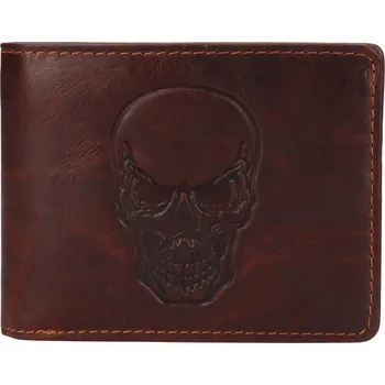 Peněženka Pánská kožená peněženka Lagen Gunnel - hnědá