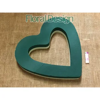 Stojan na květiny Srdce 47 cm na živé květiny polystyrénový základ