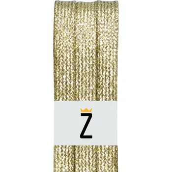 Tkaničky do bot Třpytivé tkaničky do bot - světle zlatá Délka: 130