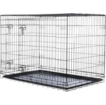 Trixie Interiérová klec, plastové dno/lakovaný kov, černá L 109x79x71cm