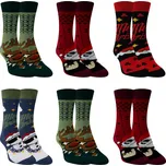 PESAIL Pánské Vánoční termoponožky SDM702 6páry Velikost: 44-47