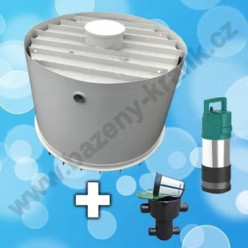 nádrž BAZENY KRALIK s.r.o. Akumulační retenční nádrž 3v1 10m3 dvouplášťová kruhová vystrojená DPH: 12% (pro koncového zákazníka)