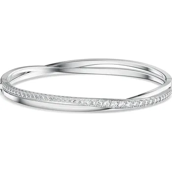 Náramek Swarovski Třpytivý pevný náramek TWIST 5572725 M - 5,8 cm + 2 měsíce na vrácení zboží