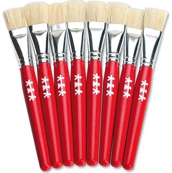 Umělecký štětec Standardní ploché štětce 20 mm, Sada 8 ks.