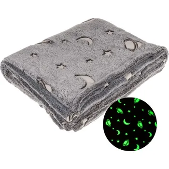 Dětská deka Out of the blue Svítící deka Planety, 130 x 150 cm