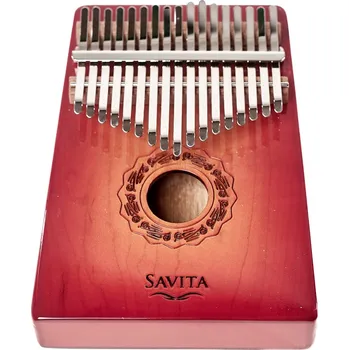 Perkuse Kalimba "hnědá květinka"