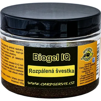 Návnadová pasta a těsto Biogel IQ CSV, Rozpálená švestka, 100 g