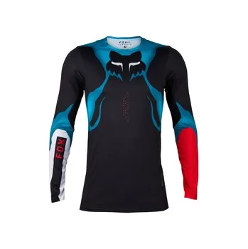 Moto dres Mx Dres FOX Flexair Withered Jersey Black 2024, Velikost L