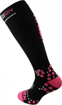 Dámské ponožky Kompresní podkolenky HAVEN EvoTec Silver pink - MIDDLE COMPRESSION vel. 4-5 (37-39)