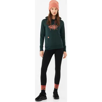 Dámská mikina Dámská mikina s kapucí VIKING Panaka zelená Velikost: L